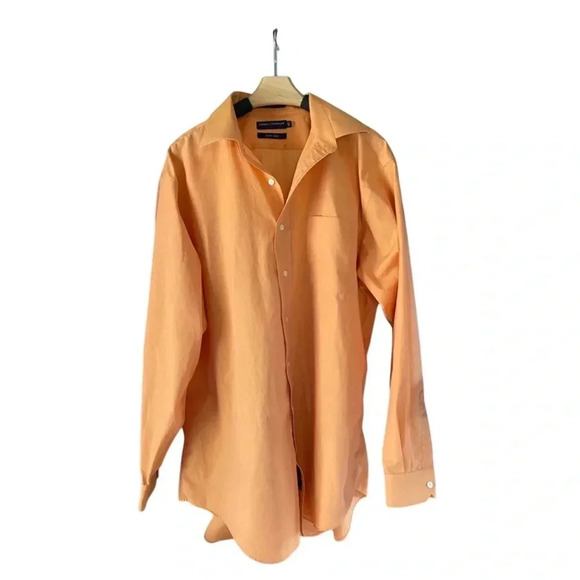 Daniel Cremieux Henry Shirt 100% Cotton Button Down Men’s 16.5/35 Dress Shirt - Picture 1 of 9